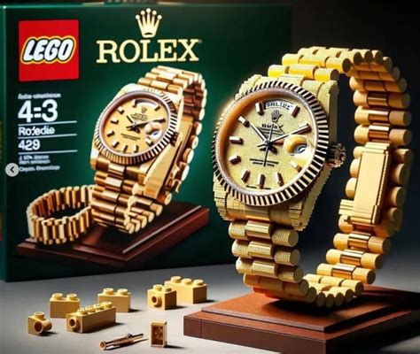 lego watch set rolex|is rolex lego real.